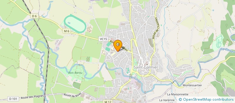 localisation de l'entreprise MONSIEUR PHILIPPE ROYER à SAINT-GALMIER
