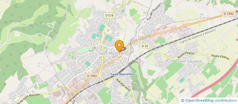 localisation de l'entreprise MONSIEUR PHILIPPE ROZAND  SAINT-MARCELLIN