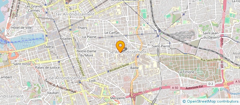 localisation de l'entreprise MONSIEUR PHILIPPE RUBIN à MARSEILLE