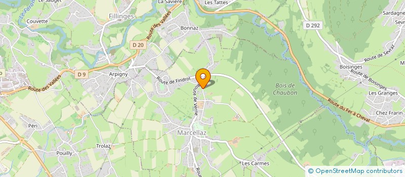 localisation de l'entreprise MONSIEUR PHILIPPE RUBIN à MARCELLAZ
