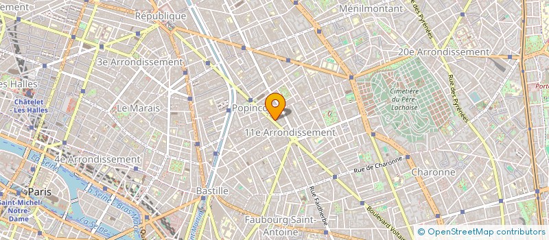 localisation de l'entreprise MONSIEUR PHILIPPE RUBINSTEIN  PARIS