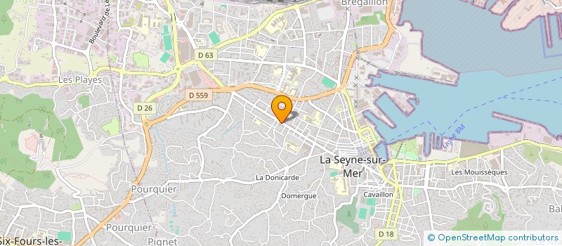 localisation de l'entreprise MONSIEUR PHILIPPE RUBIRA  LA SEYNE-SUR-MER