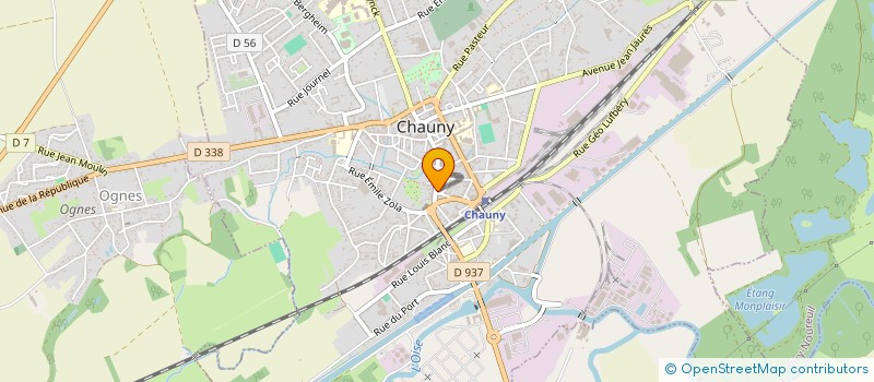 localisation de l'entreprise MONSIEUR PHILIPPE RUFFIN à CHAUNY