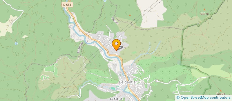 localisation de l'entreprise MONSIEUR PHILIPPE RUIZ  BELGENTIER