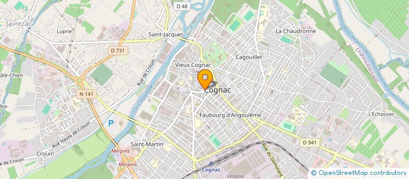 localisation de l'entreprise MONSIEUR PHILIPPE RUMEN à COGNAC