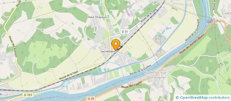 localisation de l'entreprise MONSIEUR PHILIPPE RUPAUD  LALINDE