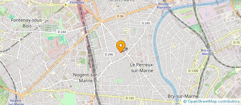 localisation de l'entreprise MONSIEUR PHILIPPE RUSSO à LE PERREUX-SUR-MARNE