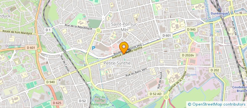 localisation de l'entreprise MONSIEUR PHILIPPE RYBACKI à DUNKERQUE