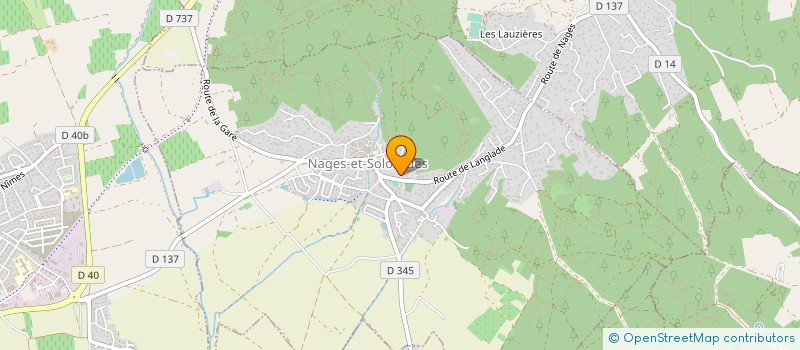 localisation de l'entreprise MONSIEUR PHILIPPE SABADEL à NAGES-ET-SOLORGUES