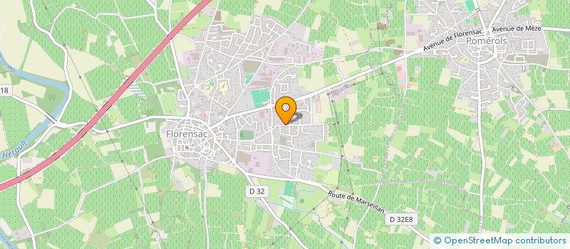 localisation de l'entreprise MONSIEUR PHILIPPE SABATIER  FLORENSAC