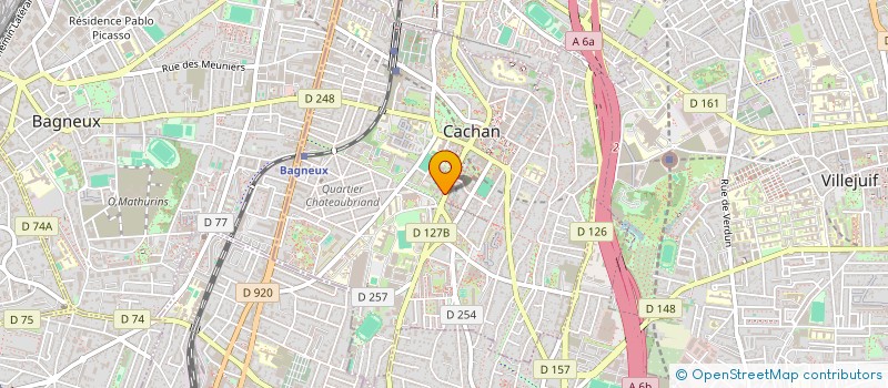 localisation de l'entreprise MONSIEUR PHILIPPE SABOURIN à CACHAN