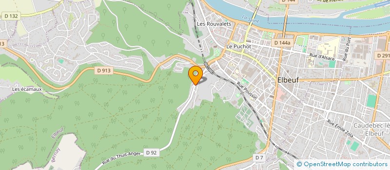 localisation de l'entreprise MONSIEUR PHILIPPE SACHOT  ELBEUF