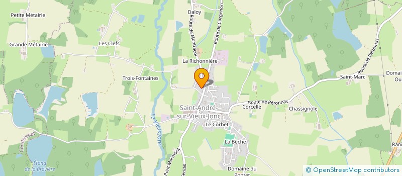 localisation de l'entreprise MONSIEUR PHILIPPE SAGNARD à PERONNAS