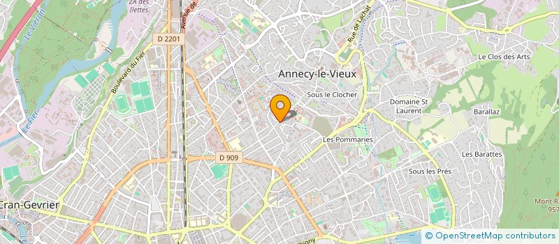 localisation de l'entreprise MONSIEUR PHILIPPE SAGNARD à ANNECY