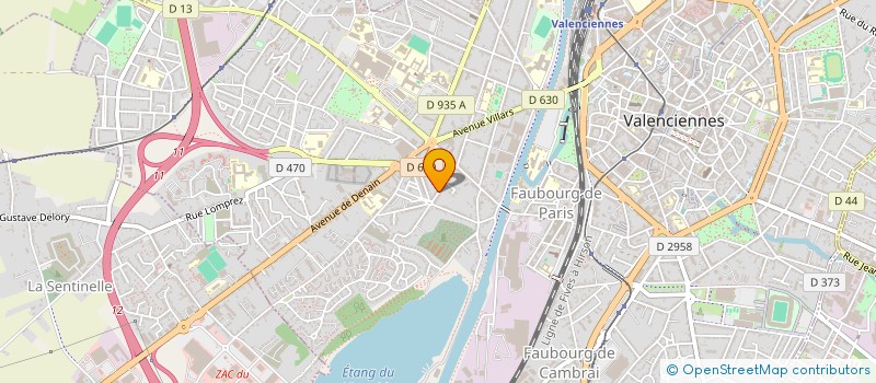 localisation de l'entreprise MONSIEUR PHILIPPE SAGNIEZ à VALENCIENNES