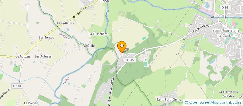 localisation de l'entreprise MONSIEUR PHILIPPE SAGOT à SAINT-GERMAIN-DU-CORBEIS