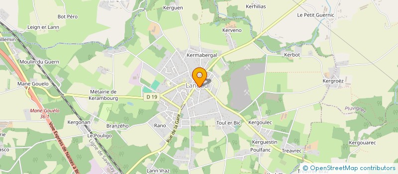 localisation de l'entreprise MONSIEUR PHILIPPE SAGUERRE à LANDEVANT