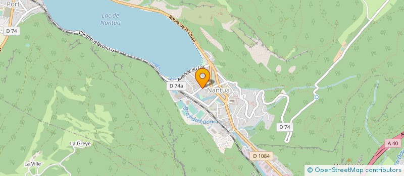 localisation de l'entreprise MONSIEUR PHILIPPE SAINFORT à NANTUA