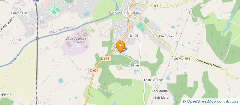 localisation de l'entreprise MONSIEUR PHILIPPE SAINT-AMANS à LA ROCHE-CHALAIS