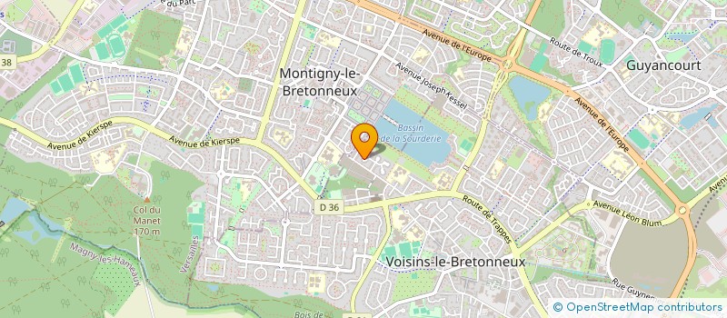 localisation de l'entreprise MONSIEUR PHILIPPE SAINT CRICQ  VOISINS-LE-BRETONNEUX