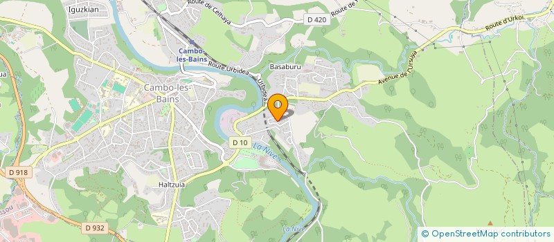 localisation de l'entreprise MONSIEUR PHILIPPE SAINT MARTIN  CAMBO-LES-BAINS