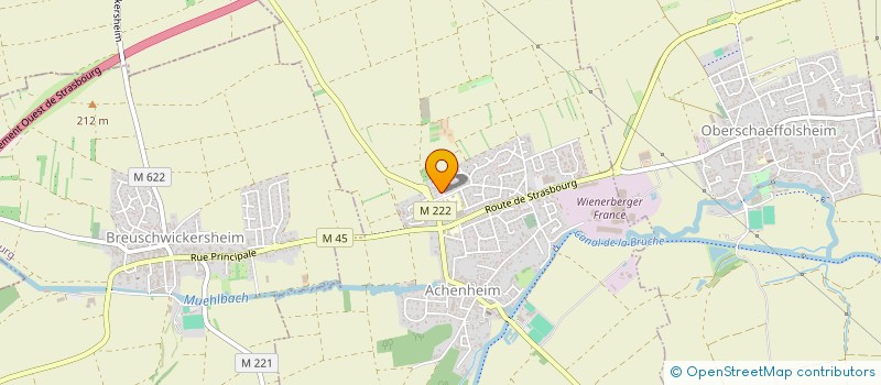 localisation de l'entreprise MONSIEUR PHILIPPE SAINT MARTIN  ACHENHEIM