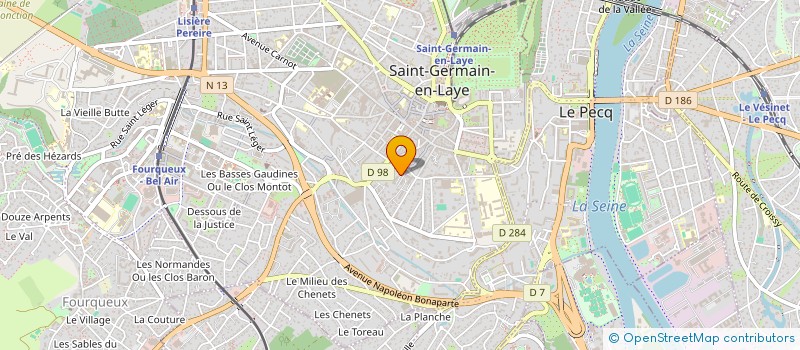 localisation de l'entreprise MONSIEUR PHILIPPE SAINTE-BEUVE  SAINT-GERMAIN-EN-LAYE