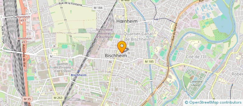 localisation de l'entreprise MONSIEUR PHILIPPE SAKHAROV  BISCHHEIM