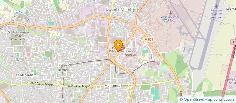 localisation de l'entreprise MONSIEUR PHILIPPE SALABERT  TOURS