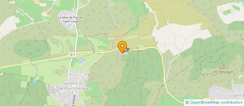 localisation de l'entreprise MONSIEUR PHILIPPE SALANOVA  SAINTE-CROIX-DE-QUINTILLARGUES