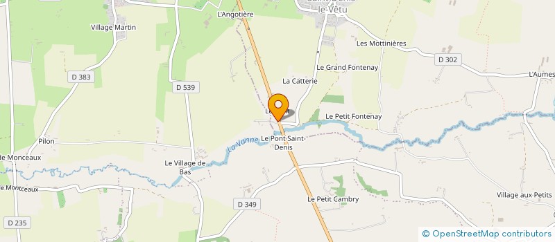 localisation de l'entreprise MONSIEUR PHILIPPE SALARICK  SAINT-DENIS-LE-VETU