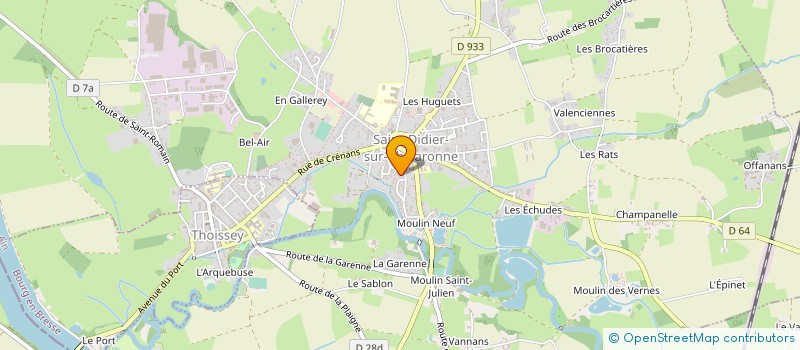 localisation de l'entreprise MONSIEUR PHILIPPE SALENS à SAINT-DIDIER-SUR-CHALARONNE