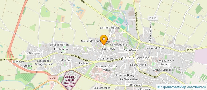 localisation de l'entreprise MONSIEUR PHILIPPE SALES à DOUE-EN-ANJOU