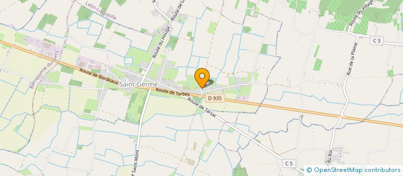 localisation de l'entreprise MONSIEUR PHILIPPE SALESSE  SAINT-GERME