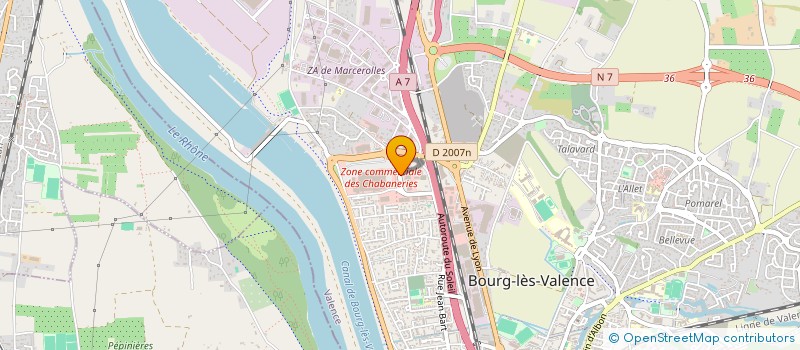 localisation de l'entreprise MONSIEUR PHILIPPE SALETTE à BOURG-LES-VALENCE