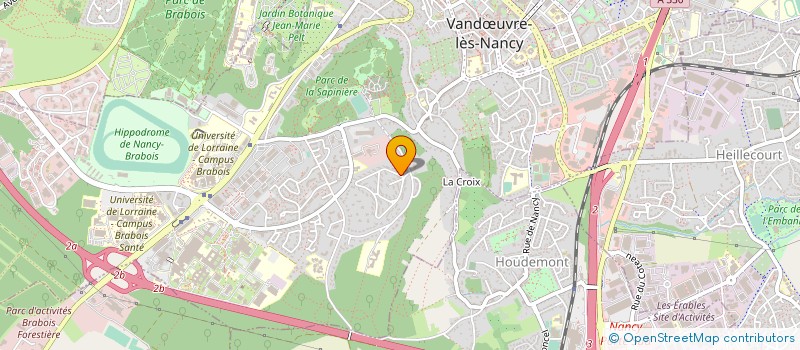 localisation de l'entreprise MONSIEUR PHILIPPE SALIBA  VANDUVRE-LES-NANCY