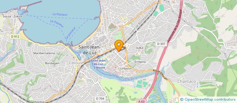 localisation de l'entreprise MONSIEUR PHILIPPE SALLABERRY à SAINT-JEAN-DE-LUZ