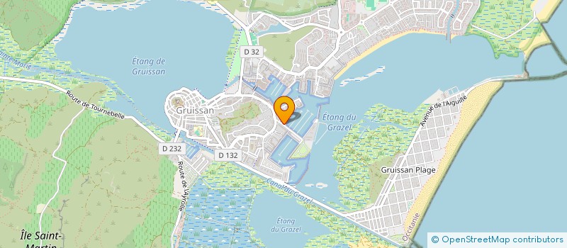 localisation de l'entreprise MONSIEUR PHILIPPE SALLES  GRUISSAN