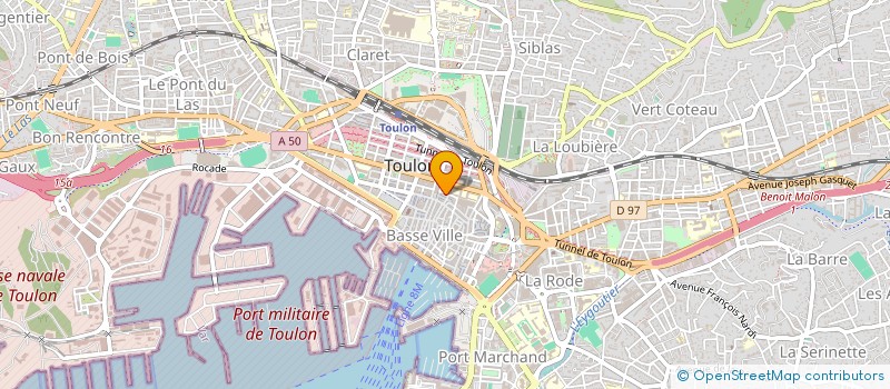 localisation de l'entreprise MONSIEUR PHILIPPE SALLETTAZ  TOULON