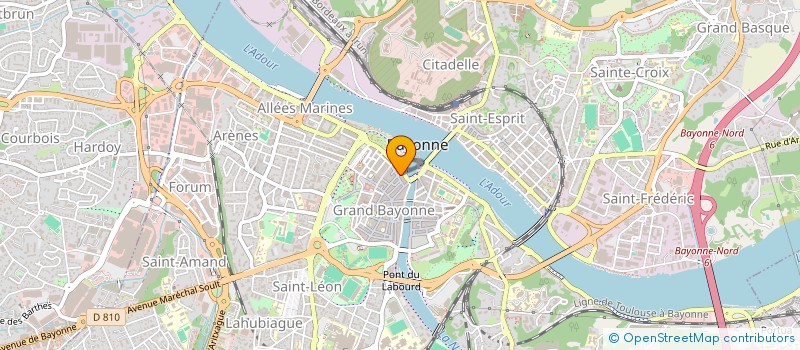 localisation de l'entreprise MONSIEUR PHILIPPE SALMON à BAYONNE