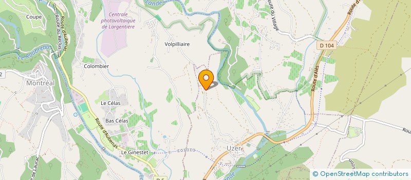 localisation de l'entreprise MONSIEUR PHILIPPE SALOMON  UZER