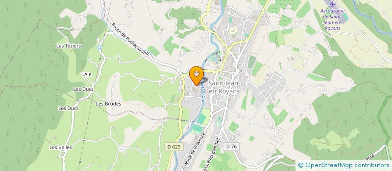 localisation de l'entreprise MONSIEUR PHILIPPE SALVI  SAINT-JEAN-EN-ROYANS