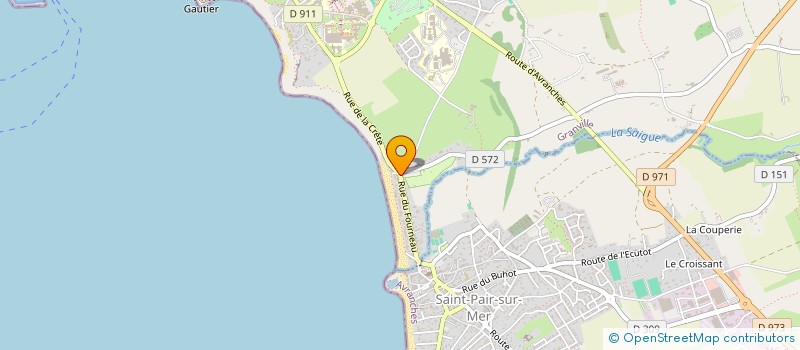 localisation de l'entreprise MONSIEUR PHILIPPE SAMOEL  GRANVILLE