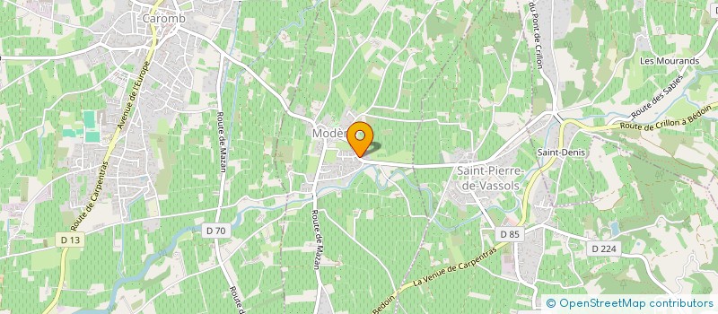 localisation de l'entreprise MONSIEUR PHILIPPE SANCHEZ à MODENE