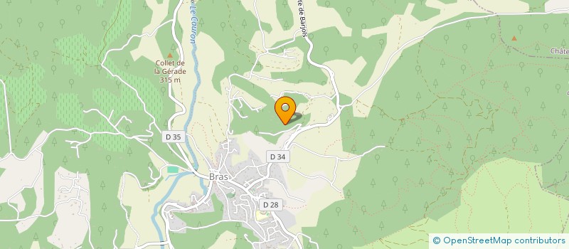 localisation de l'entreprise MONSIEUR PHILIPPE SANTERNE  BRAS