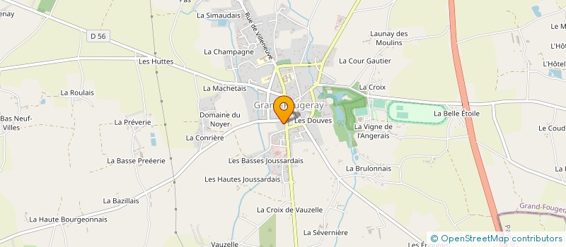 localisation de l'entreprise MONSIEUR PHILIPPE SANTERRE  GRAND-FOUGERAY