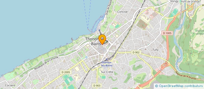 localisation de l'entreprise MONSIEUR PHILIPPE SANTOS DE CASTRO à THONON-LES-BAINS