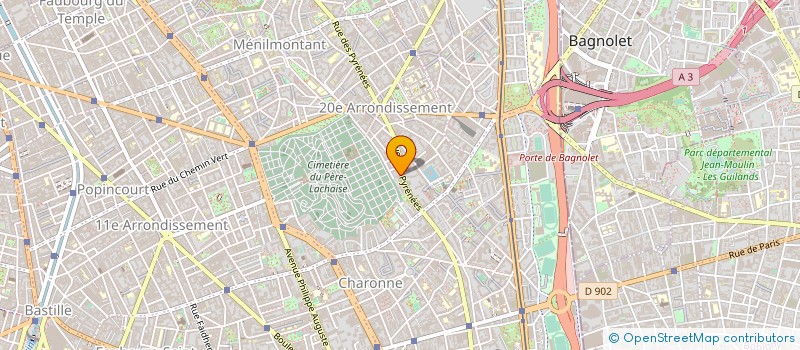 localisation de l'entreprise MONSIEUR PHILIPPE SARAMON  PARIS