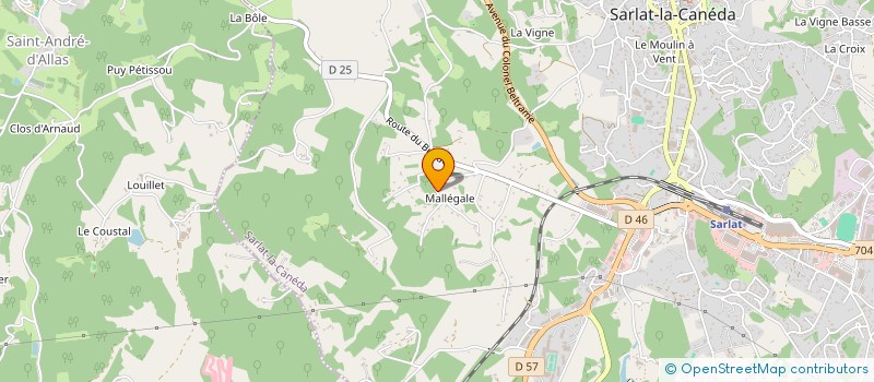 localisation de l'entreprise MONSIEUR PHILIPPE SARDANT-LAFLAQUIERE à SARLAT-LA-CANEDA