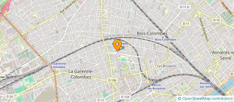 localisation de l'entreprise MONSIEUR PHILIPPE SARFATI à LA GARENNE COLOMBES
